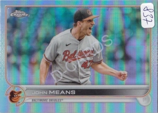 2022 Topps Chrome Refractors #176 John Means