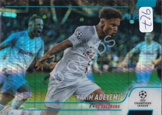 2021-22 Stadium Club Chrome UEFA Champions League Blue Prism #81 Karim Adeyemi
