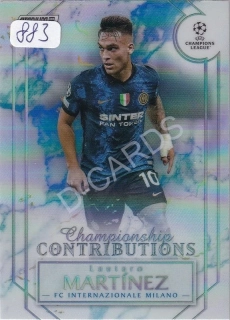 2021-22 Stadium Club Chrome UEFA Champions League Championship Contributions #CCLMZ Lautaro Martinez