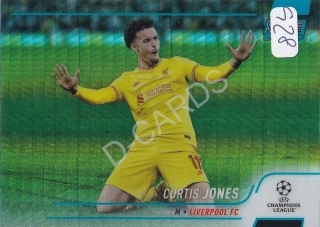 2021-22 Stadium Club Chrome UEFA Champions League Blue Prism #59 Curtis Jones 