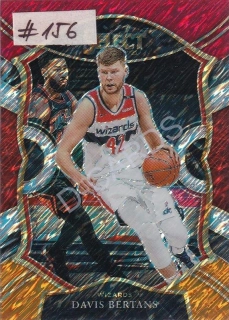 2020-21 Select Prizms Red White Orange Shimmer #28 Davis Bertans