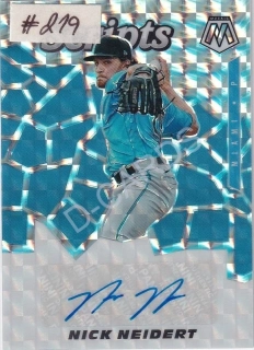 2021 Panini Mosaic Scripts #48 Nick Neidert
