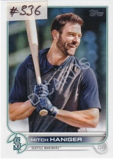 2022 Topps Base Set Photo Variations #80 Mitch Haniger/blue shirt