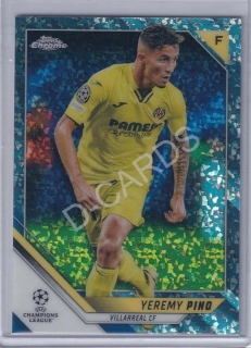 2021-22 Topps Chrome UEFA Champions League Silver Mini Diamond Refractors #106 Yeremy Pino (Limit 152/275)