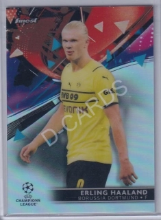 2021-22 Finest UEFA Champions League Refractors #10 Erling Haaland