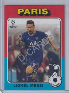 2021-22 Topps UEFA Champions League '75-76 Footballer #7514 Lionel Messi