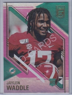 2021 Elite Pink #186 Jaylen Waddle RC Variation