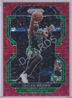 2021-22 Panini Prizm Prizms Fast Break Red #97 Jaylen Brown (Limit 026/100)