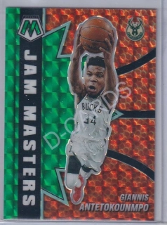2020-21 Panini Mosaic Jam Masters Mosaic Green #9 Giannis Antetokounmpo