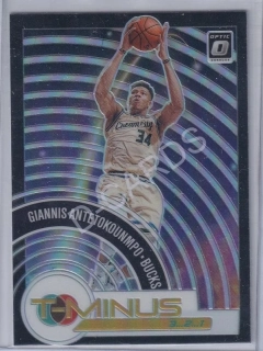 2020-21 Donruss Optic T-Minus 3 2 1 Holo #15 Giannis Antetokounmpo