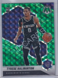 2020-21 Panini Mosaic Mosaic Green #204 Tyrese Haliburton RC