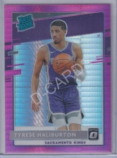 2020-21 Donruss Optic Hyper Pink #162 Tyrese Haliburton RR RC