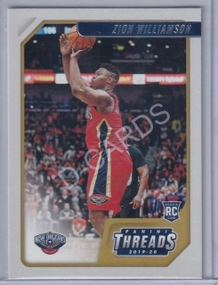 2019-20 Panini Chronicles #78 Zion Williamson/Threads RC