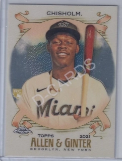 2021 Topps Allen and Ginter Chrome #231 Jazz Chisholm RC