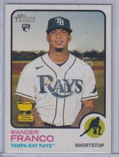 2022 Topps Heritage #347 Wander Franco RC