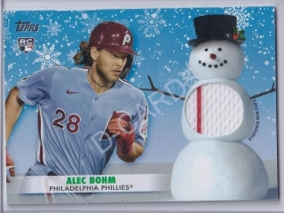 2021 Topps Walmart Holiday Relics #WRCAB Alec Bohm RC