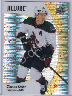 2023-24 Upper Deck Allure Gold Glitter Bomb #80 Clayton Keller (Limit 120/199)