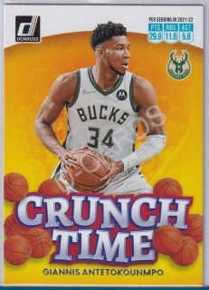 2022-23 Donruss Crunch Time #5 Giannis Antetokounmpo