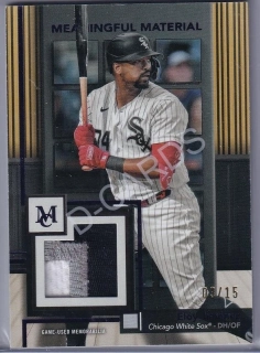 2023 Topps Museum Collection Meaningful Material Relics Amethyst #MMREJ Eloy Jimenez (Limit 03/15)