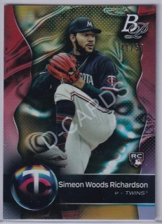 2023 Bowman Platinum Gold #99 Simeon Woods Richardson (Limit 41/50) RC