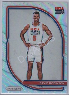 2020-21 Panini Prizm USA Basketball Prizms Silver #5 David Robinson