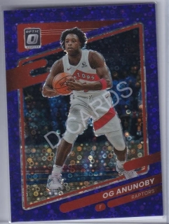 2021-22 Donruss Optic Fast Break Purple #119 OG Anunoby (Limit 35/95)
