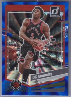 2023-24 Donruss Holo Blue Laser #151 OG Anunoby (Limit 09/49)