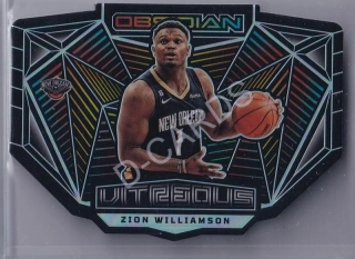2022-23 Panini Obsidian Vitreous #12 Zion Williamson