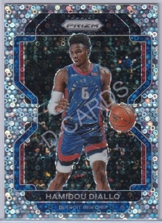 2021-22 Panini Prizm Prizms Fast Break #140 Hamidou Diallo
