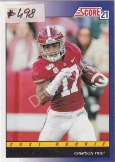 2021 Score '91 Throwback Rookies #7 Jaylen Waddle RC