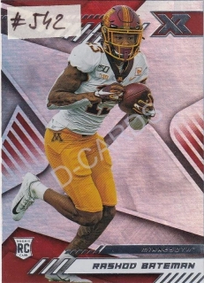 2021 Panini Chronicles Draft Picks XR #190 Rashod Bateman RC
