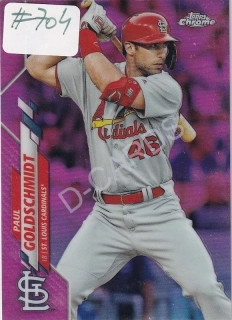 2020 Topps Chrome Pink Refractors #89 Paul Goldschmidt