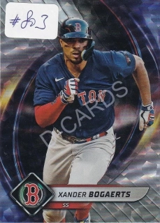 2022 Bowman Platinum Ice #3 Xander Bogaerts