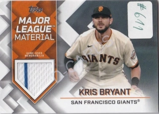 2022 Topps Major League Materials #MLMKB Kris Bryant