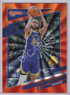 2021-22 Donruss Holo Orange Laser #68 Stephen Curry