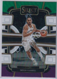 2023-24 Select Prizms Green White Purple #48 Devin Vassell