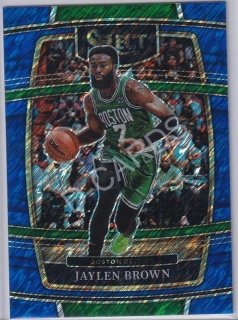 2021-22 Select Prizms Blue Shimmer #67 Jaylen Brown