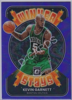 2021-22 Donruss Optic Winner Stays Purple #11 Kevin Garnett