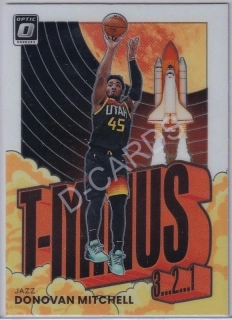 2021-22 Donruss Optic T-Minus 3...2...1... #5 Donovan Mitchell