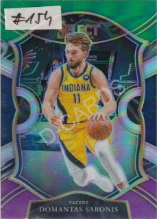 2020-21 Select Prizms Green White Purple #56 Domantas Sabonis