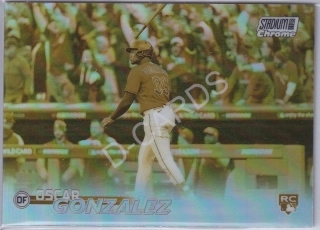 2023 Stadium Club Chrome Inserts Gold Mint #263 Oscar Gonzalez RC