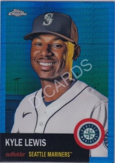 2022 Topps Chrome Platinum Anniversary Blue Prism Refractors #247 Kyle Lewis