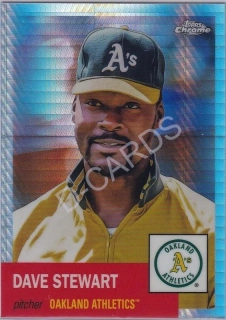 2022 Topps Chrome Platinum Anniversary Prism Refractors #179 Dave Stewart