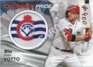 2022 Topps Commemorative City Flag Patches #CFPJV Joey Votto
