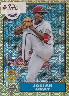 2022 Topps '87 Topps Silver Pack Chrome #T87C55 Josiah Gray