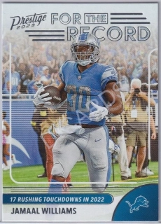 2023 Prestige For the Record #6 Jamaal Williams
