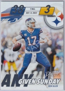 2023 Prestige Any Given Sunday #5 Josh Allen