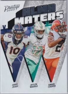 2023 Prestige Alma Maters #4 Amari Cooper/Jaylen Waddle/Jerry Jeudy