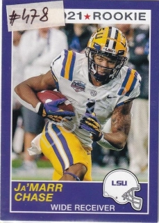 2021 Panini Chronicles Draft Picks Score Retro #62 Ja'Marr Chase